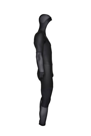 Semi Custom schaatspak - rubber - zwart